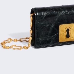 Schiaparelli Keyhole Bijou Chain Clutch